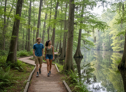 Trap Pond State Park Trail